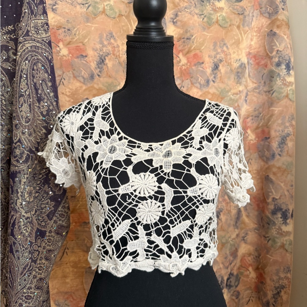 Crochet Lace Crop Top